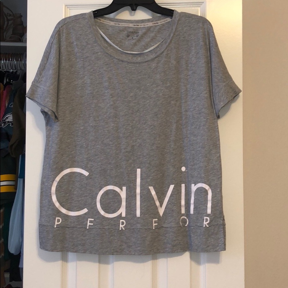 Gray Calvin Klein Shirt